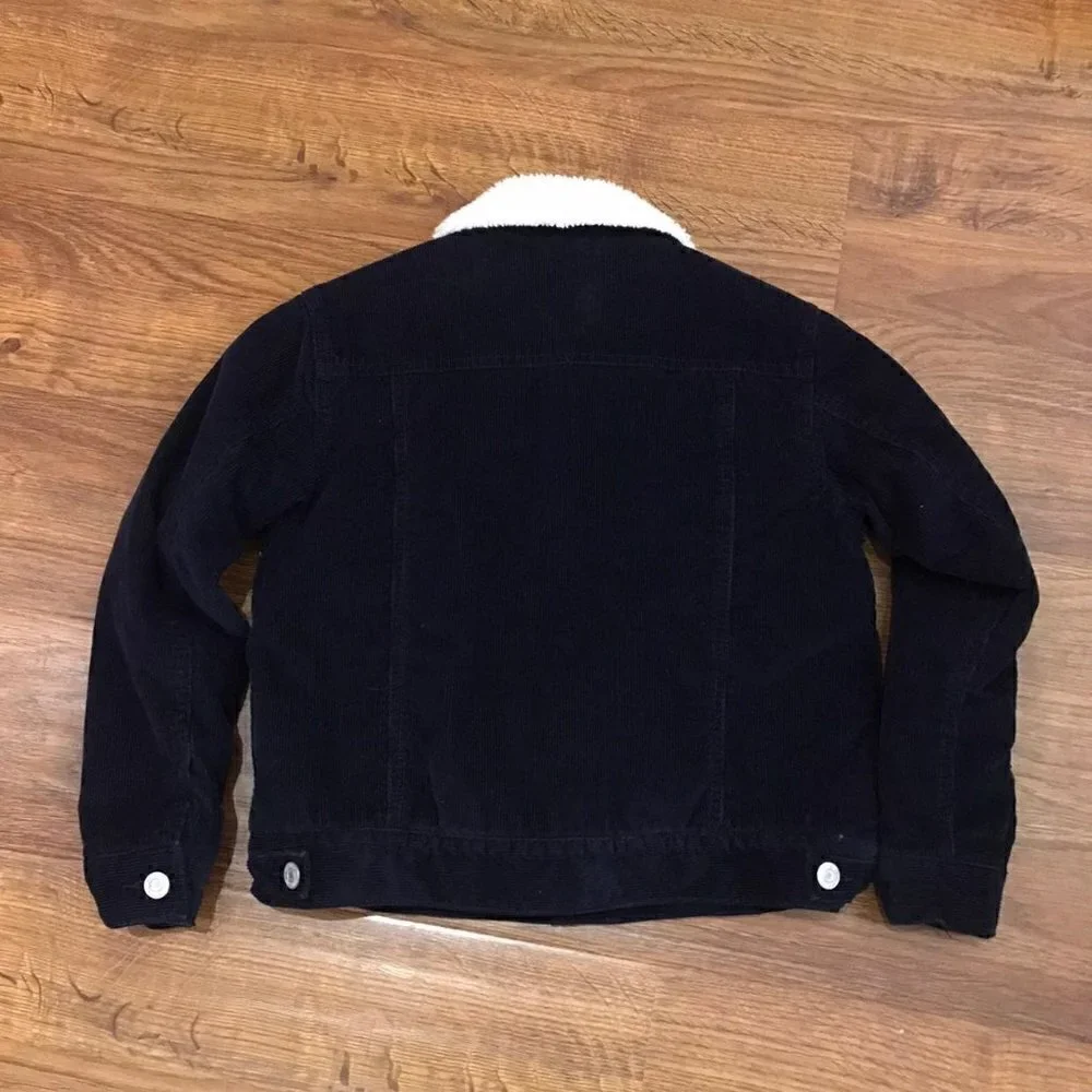 Gap Kids corduroy sherpa jacket M